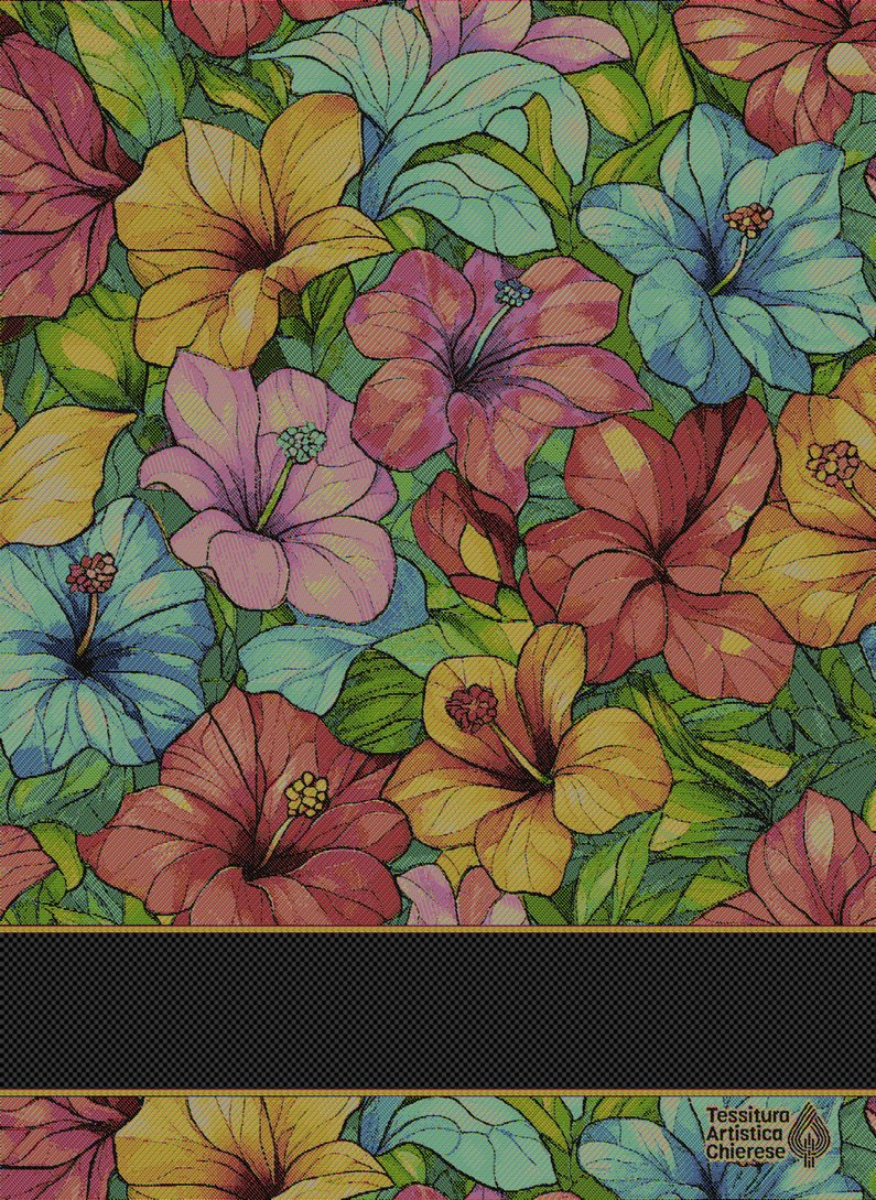 Asciugapiatti MAUI RGB - Tessitura Artistica Chierese